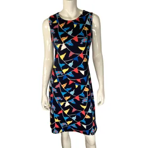 J. Mclaughlin Flag Print Stretchy Dress