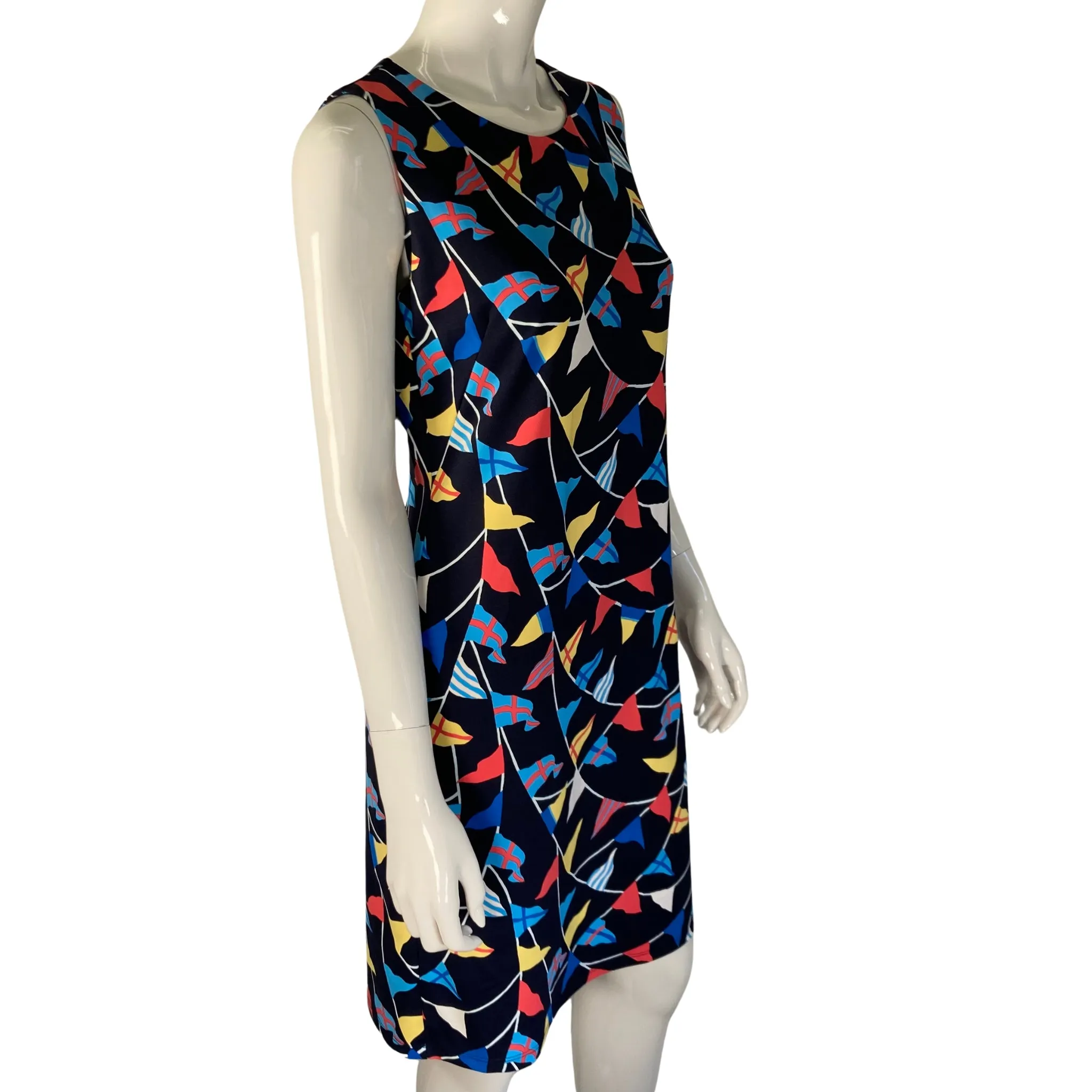 J. Mclaughlin Flag Print Stretchy Dress