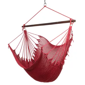 Jumbo Caribbean Hammock Chair - Red