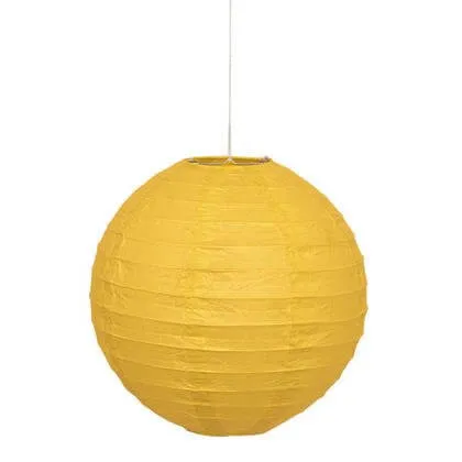 Lantern Round 10" Yellow