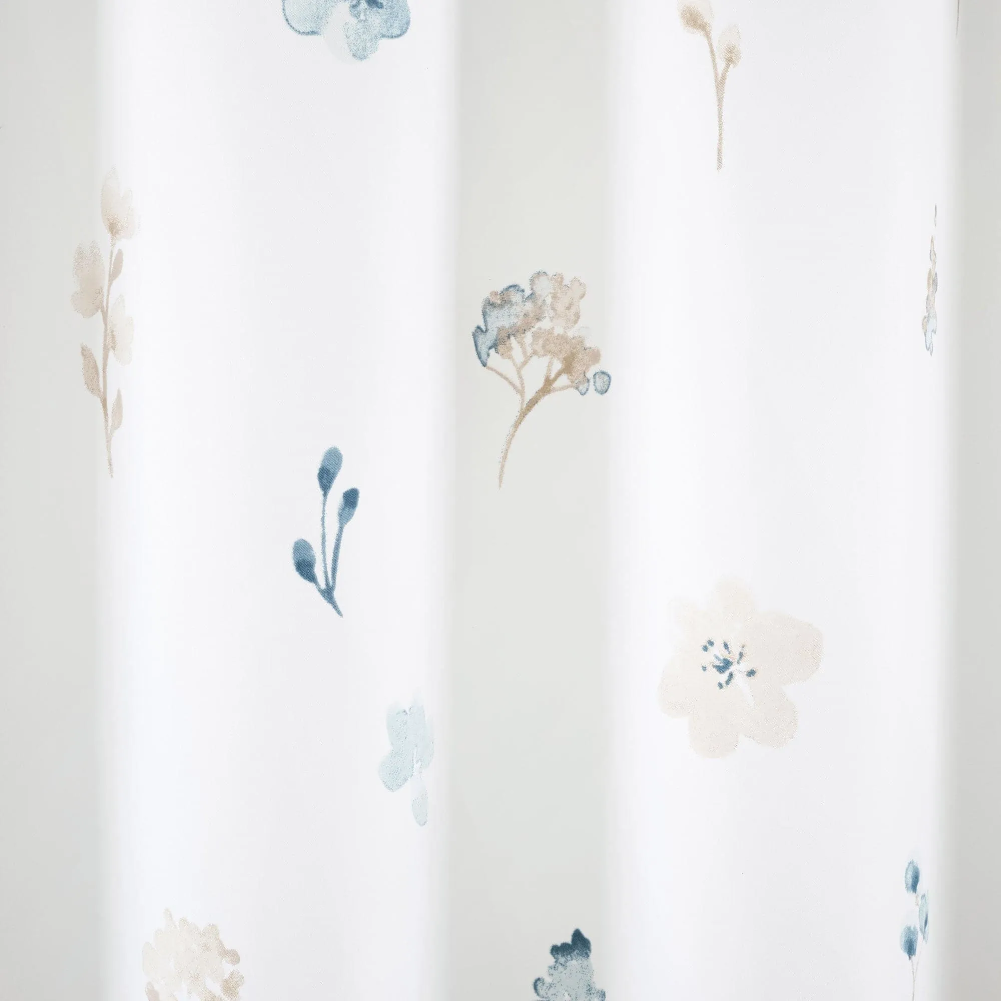 Livia Flora Silver-Infused Antimicrobial Shower Curtain