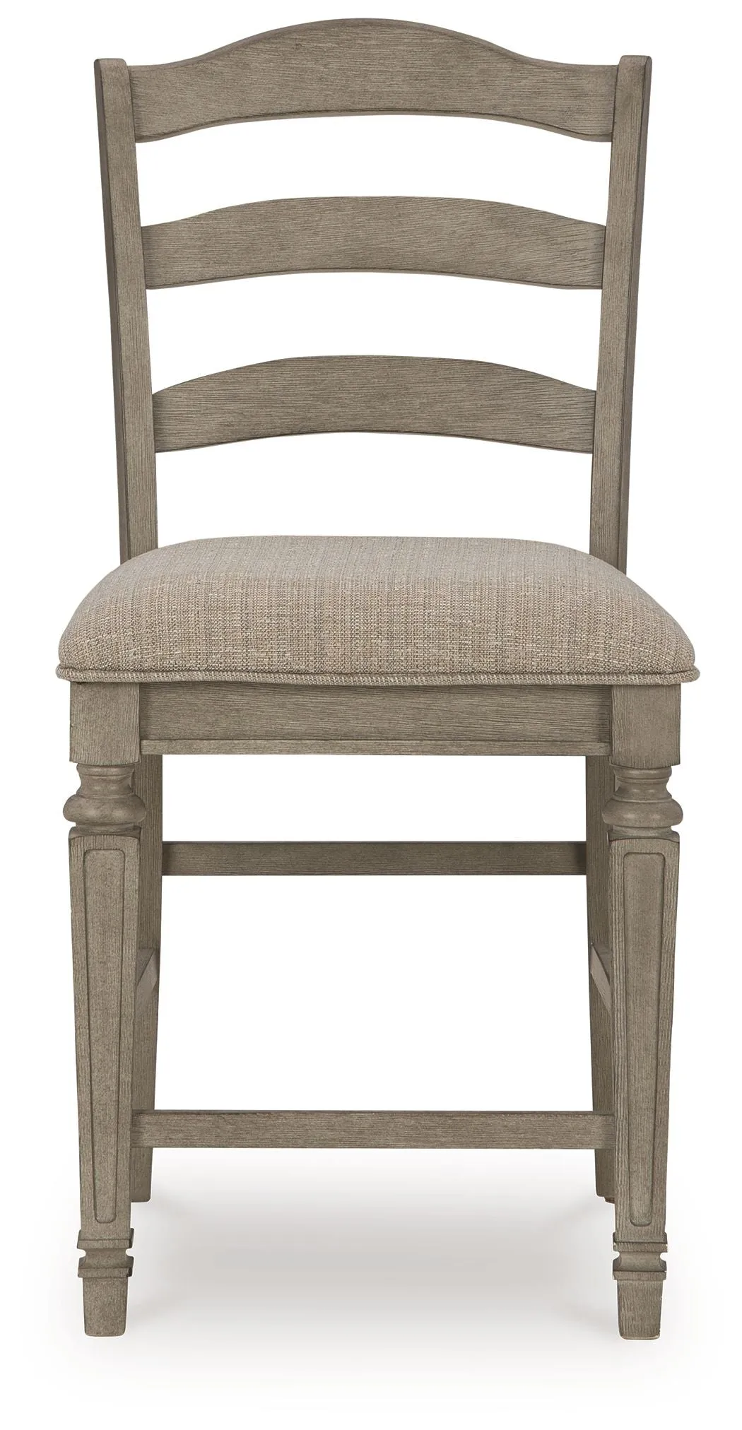 Lodenbay - Antique Gray - Upholstered Barstool (Set of 2)