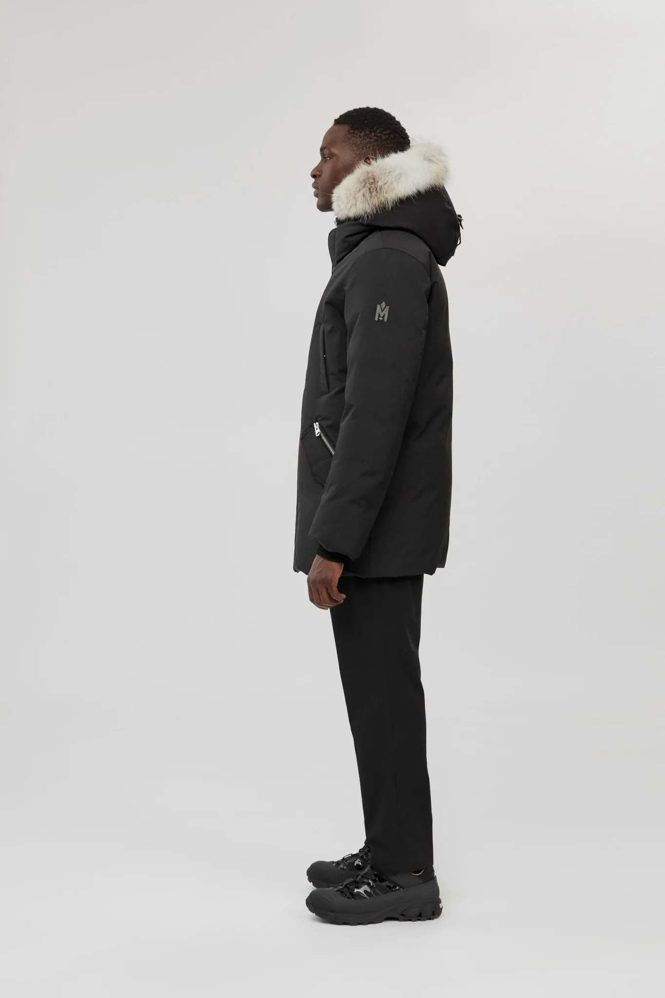 MACKAGE EDWARD-C 2-in-1 Down Parka With Hooded Bib And Natural Fur