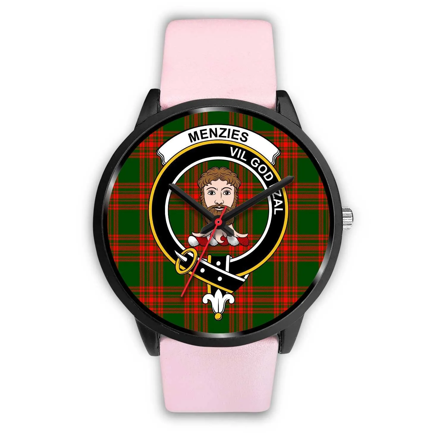 Menzies Green Modern Clan Badge Tartan Black Watch