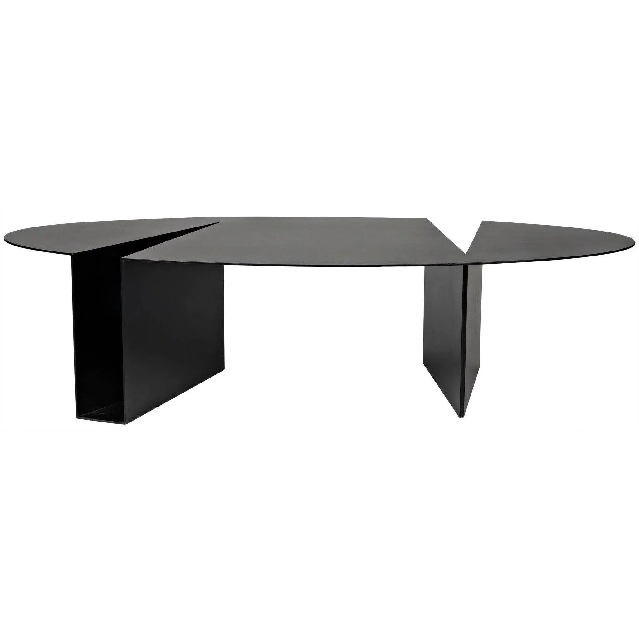 Minerva Coffee Table, Black Steel