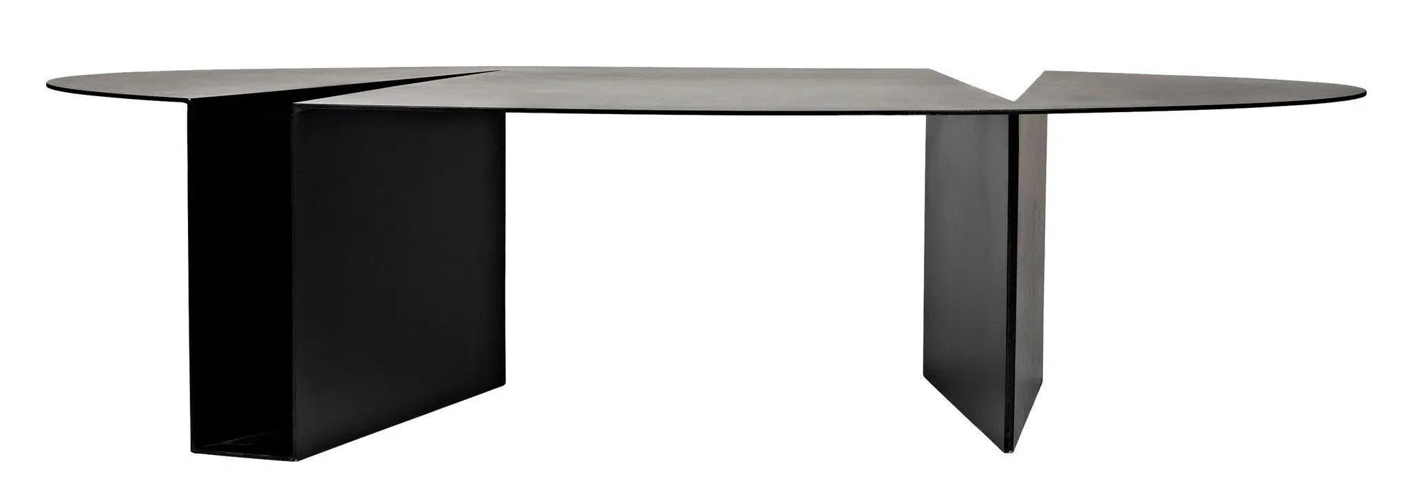 Minerva Coffee Table, Black Steel