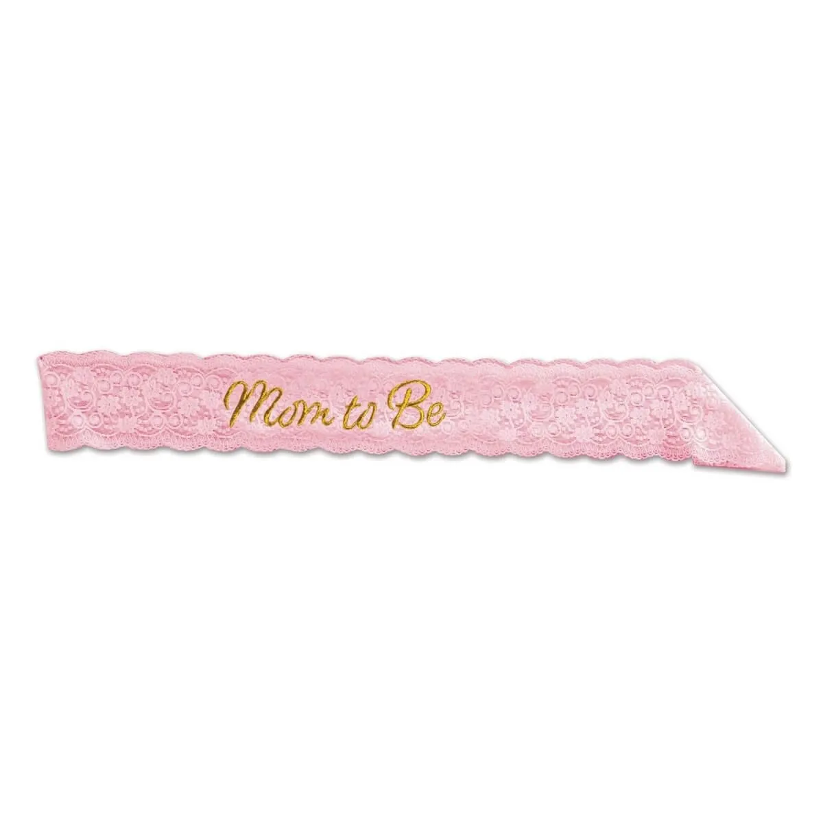 Mom To Be Lace Sash (Pink)