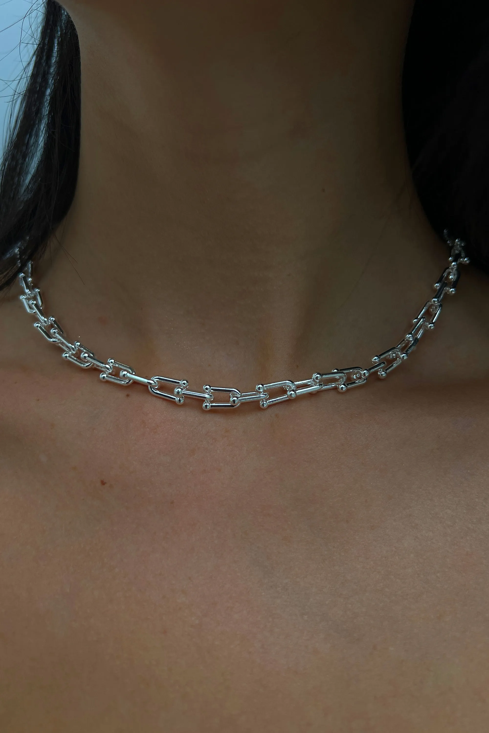 ORGANIC SHAPE CHAIN NECKLACE