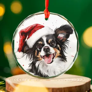 Papillon-1 Christmas Ornament