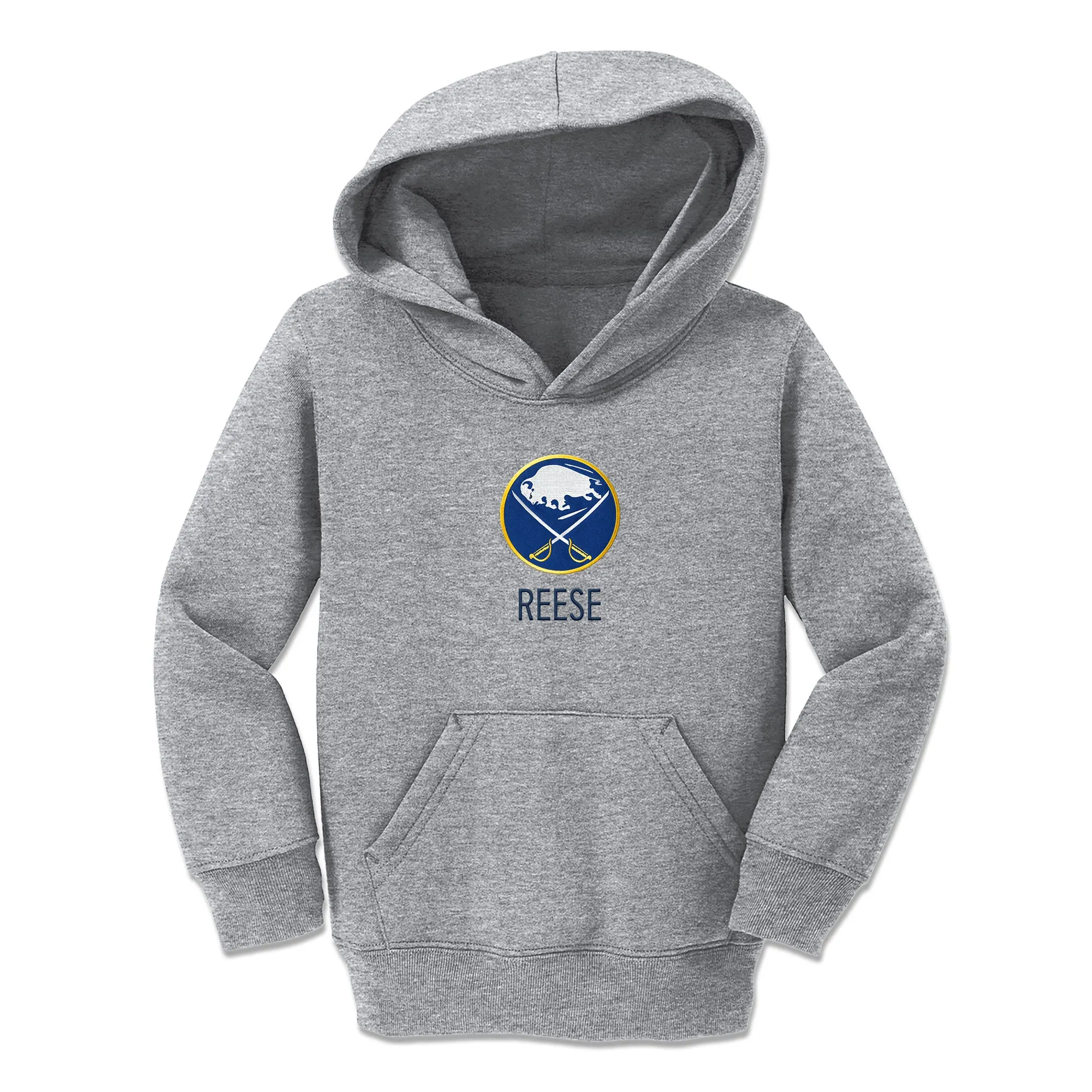 Personalized Buffalo Sabres Toddler Pullover Hooded Sweatshirt