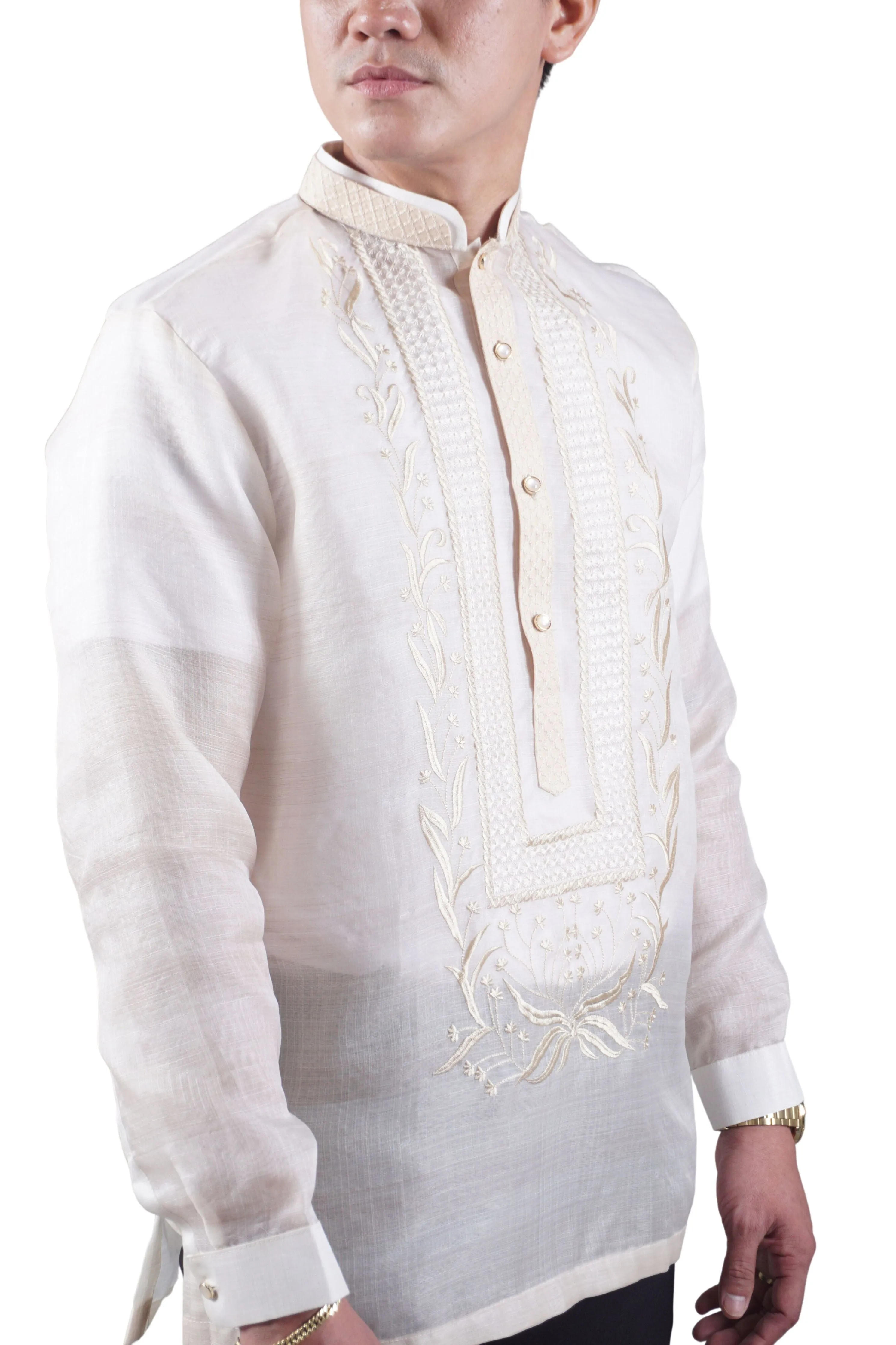 Premium & Elegant Barong Tagalog Pina Cocoon - Nathaniel JN62