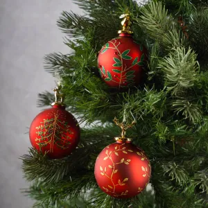 Red & green Christmas Ornaments