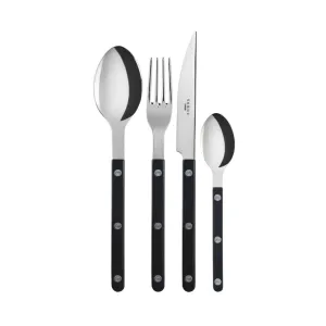 Sabre Bistrot 4 Piece Cutlery Set Black