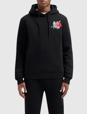 Single Rose Hoodie | Black