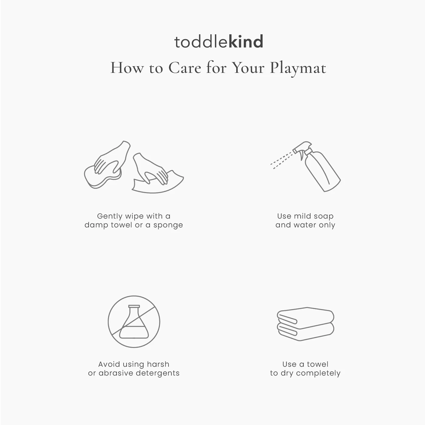 Toddlekind Premium Foam Playmats | Earth - Clay