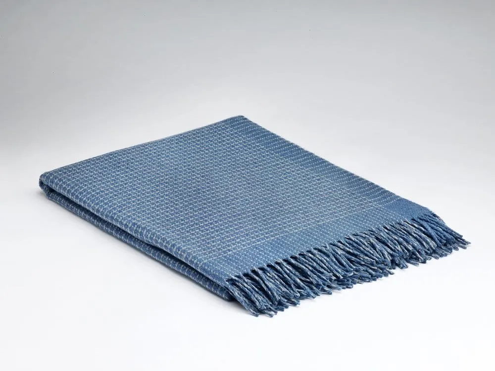 Wool Cashmere Throw - Alpine Stream