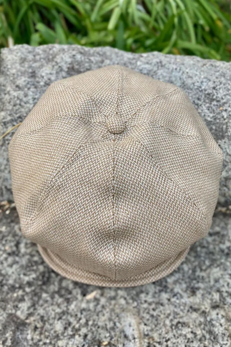 Wool  Herringbone Casquette