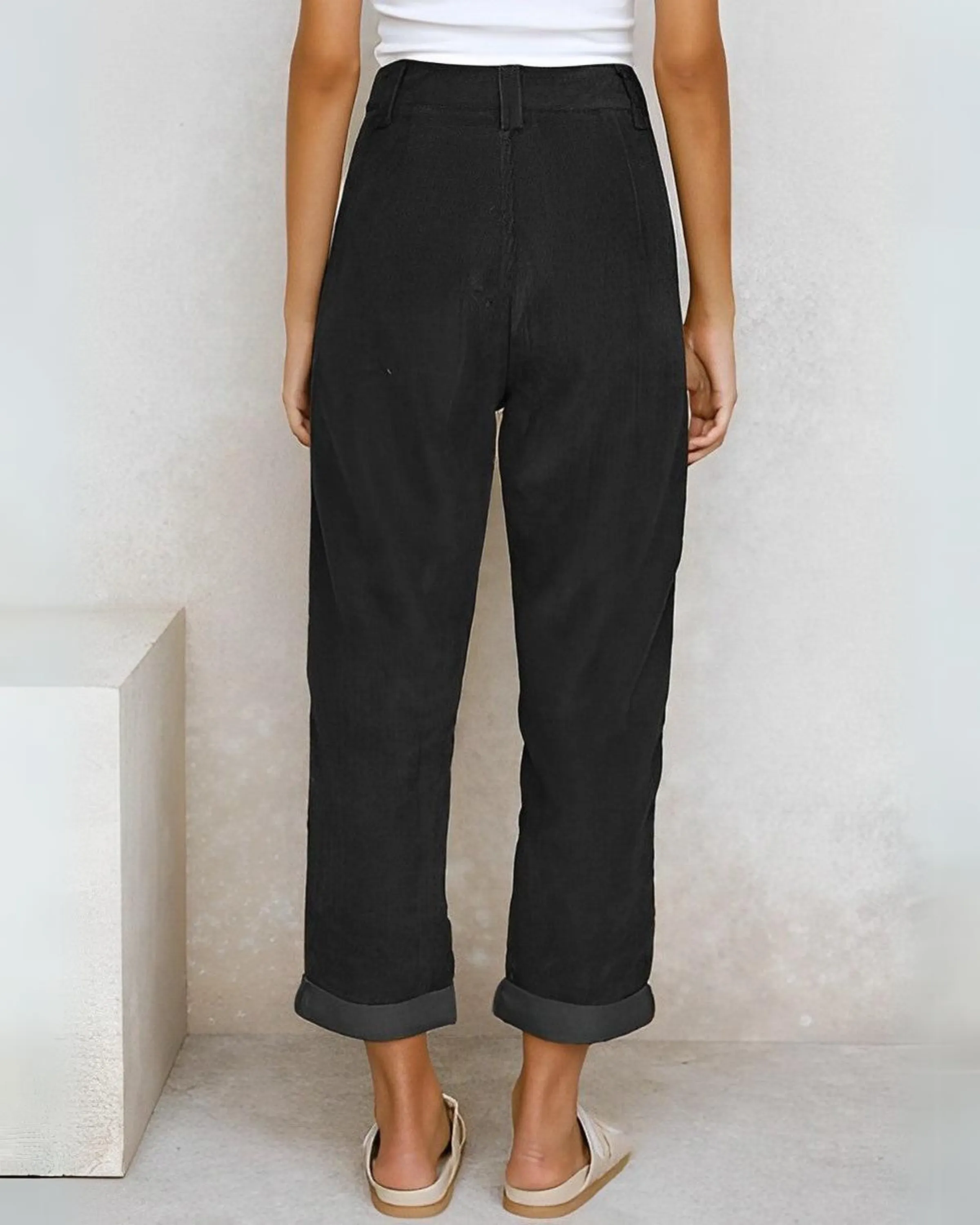 Yolanta - Stylish Corduroy Trousers